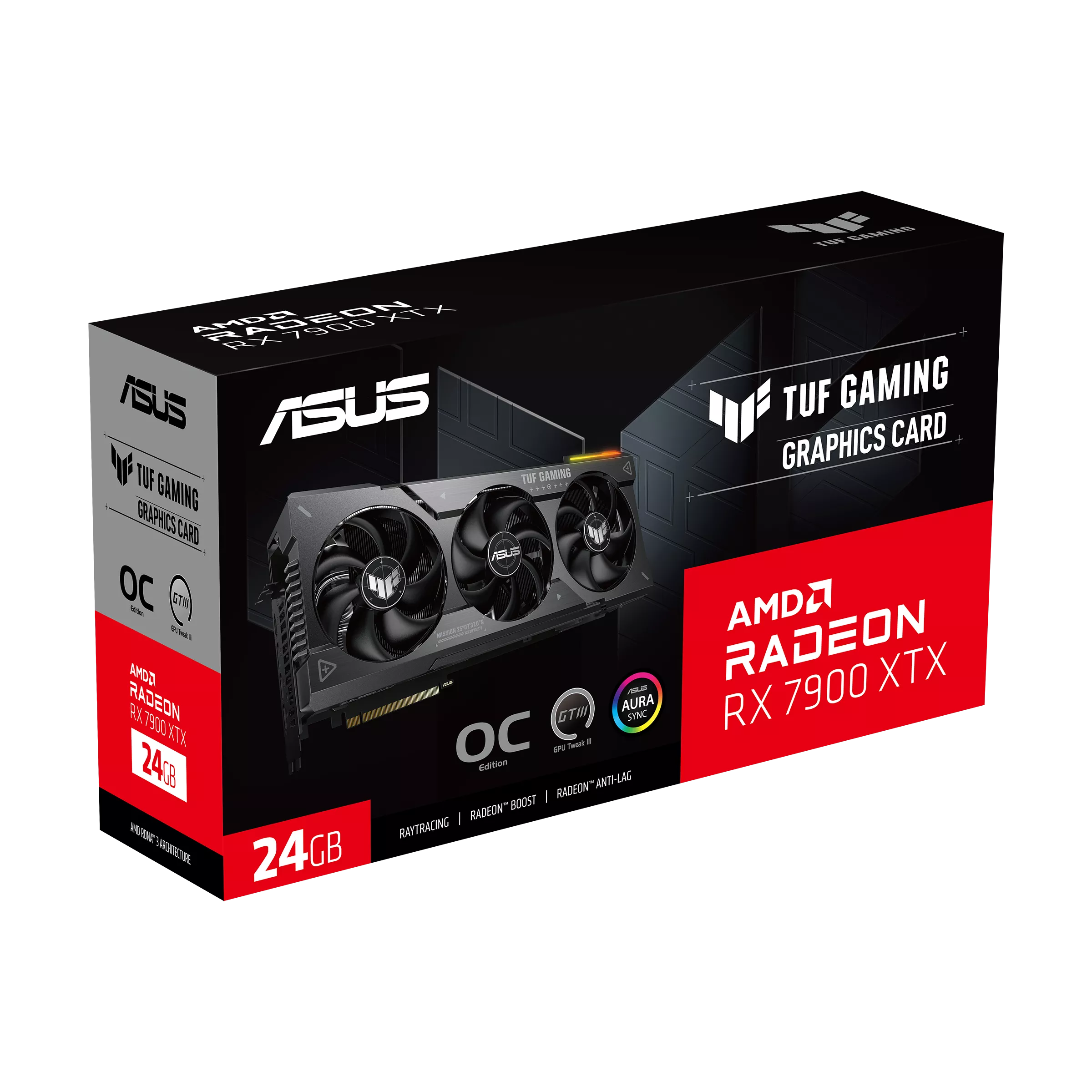 ASUS TUF Gaming Radeon™ RX 7900 XTX OC Edition 24GB GDDR6 - Graphics Card ASUS TUF Gaming Radeon™ RX 7900 XTX OC Edition 24GB GDDR6 - Graphics Card